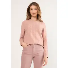 MA GRIFFE - Cardigan Mujer Rosa Magriffe