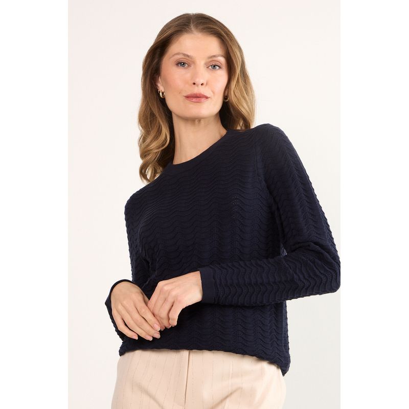 MA GRIFFE - Cardigan Mujer Azul Magriffe