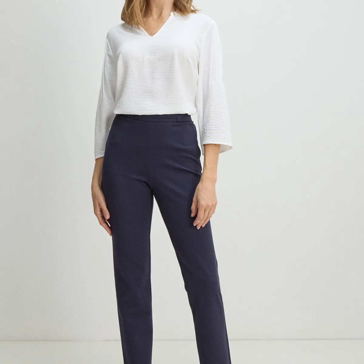 MA GRIFFE - Calza Mujer Azul Magriffe