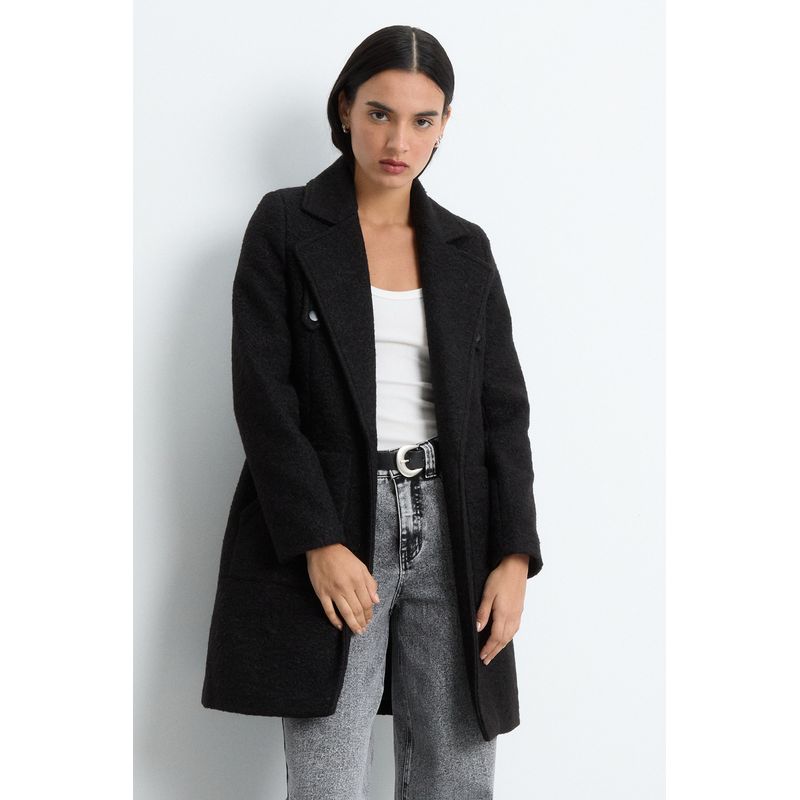 IO - Chaqueton Negro Mujer Io