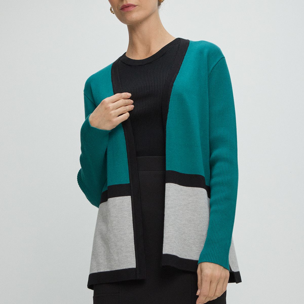 MA GRIFFE - Cardigan Mujer Verde Magriffe