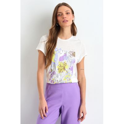 Imagen 2 del producto Polera Manga Corta Mujer Crudo