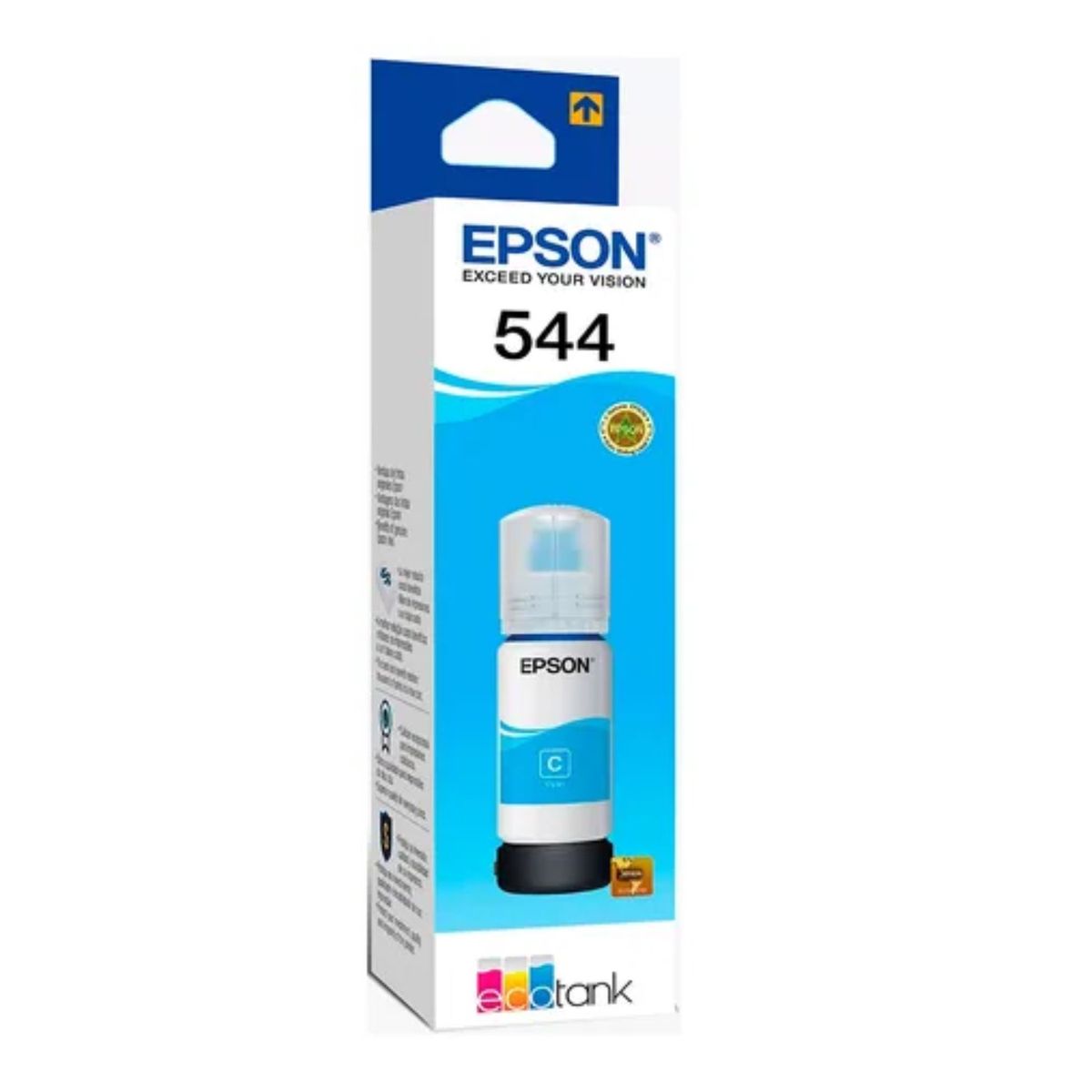 EPSON - Tinta Epson T544 Cyan Original Para EcoTank y Tanques