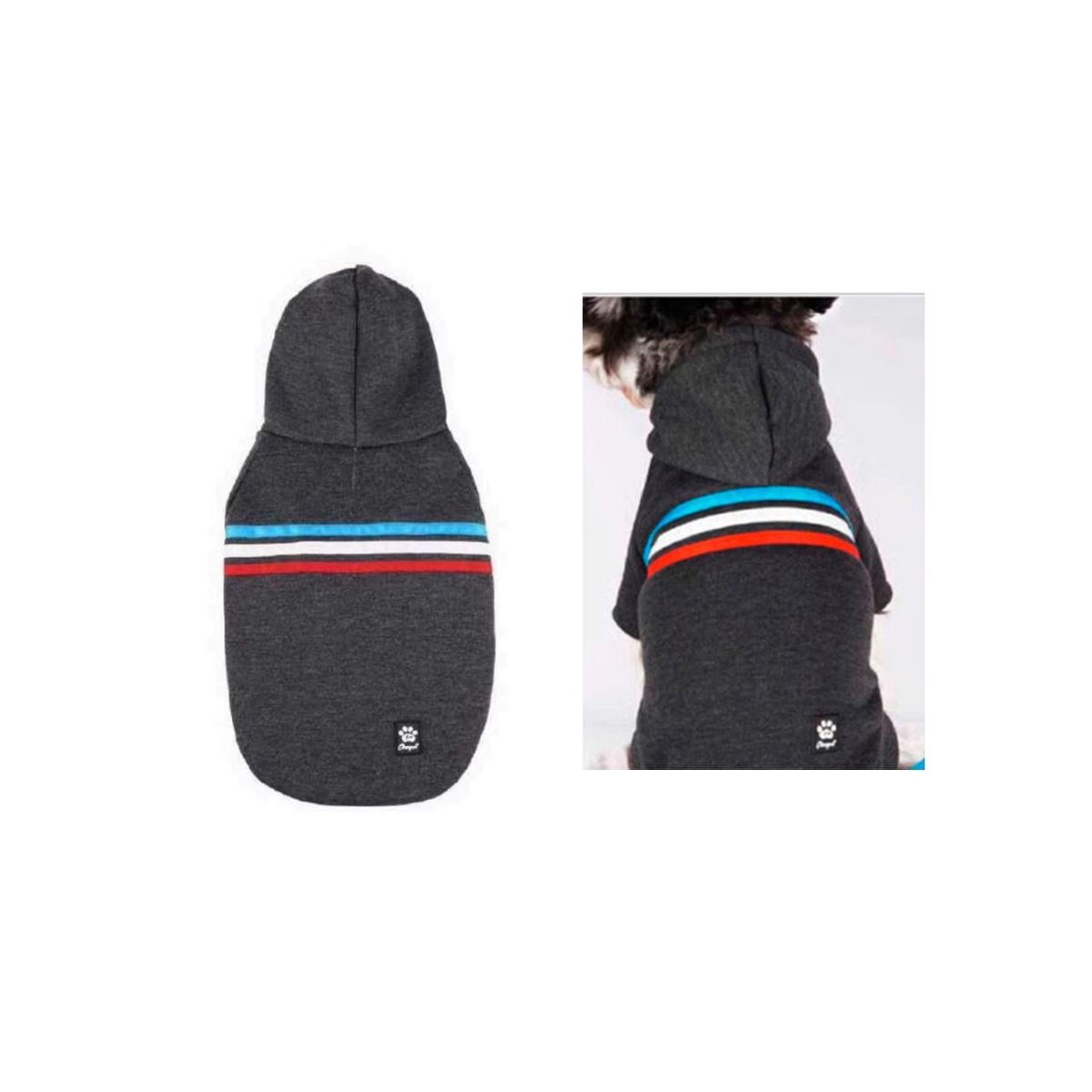 MARBEN PETS - Polerón Sport P Perros Raza Grande Mascotas Gris Talla 2xl