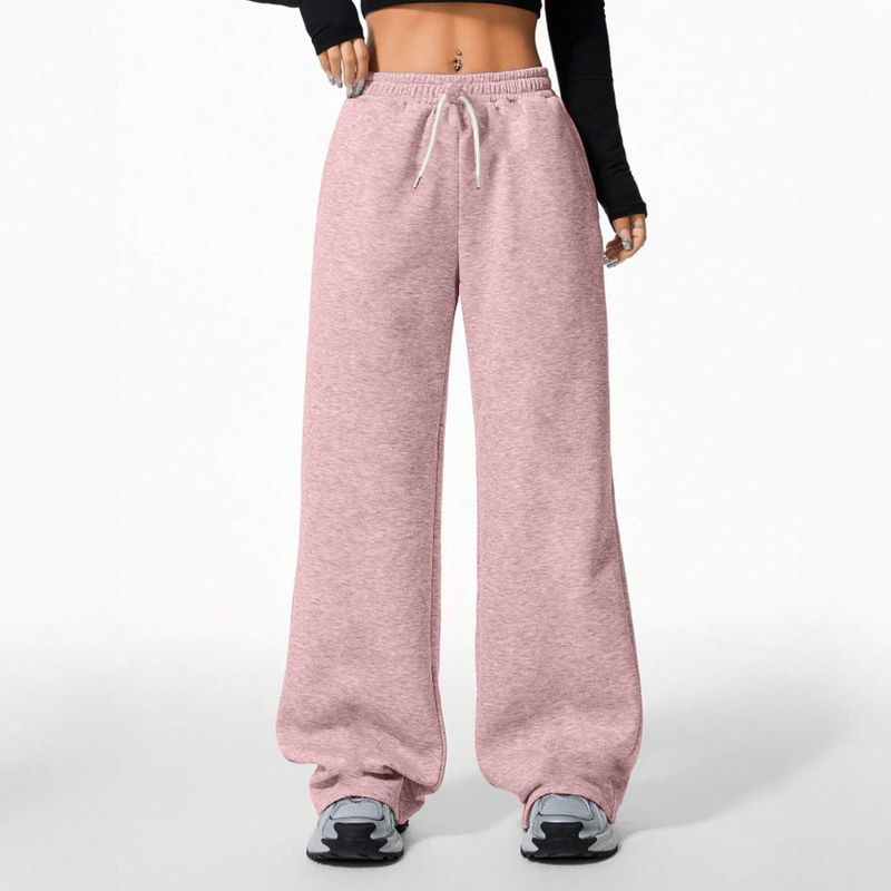 AGW - Pantalón Buzo Algodón Palazzo Elasticados Wide Leg - Oversize