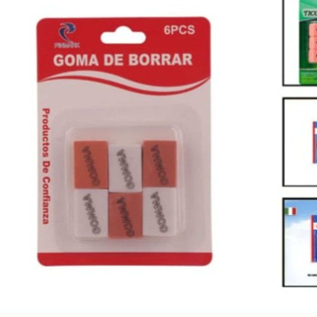 GENERICO - Goma De Borrar Articulo De Papeleria