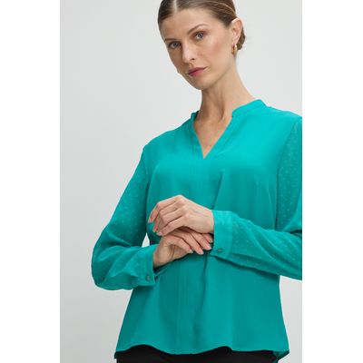 Imagen 2 del producto Blusas Manga Larga Mujer Verde Magriffe