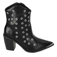 VIZZANO - Botín Mujer Taco Ancho 7 cm Negro