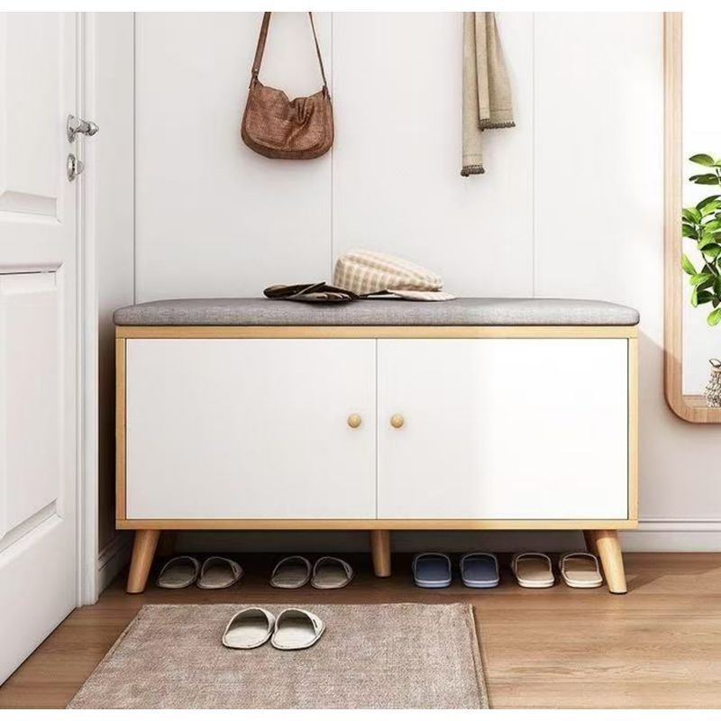 IDEEHOUSE - Zapatero Organizador Con Asiento Multifuncional 80x30x46cm