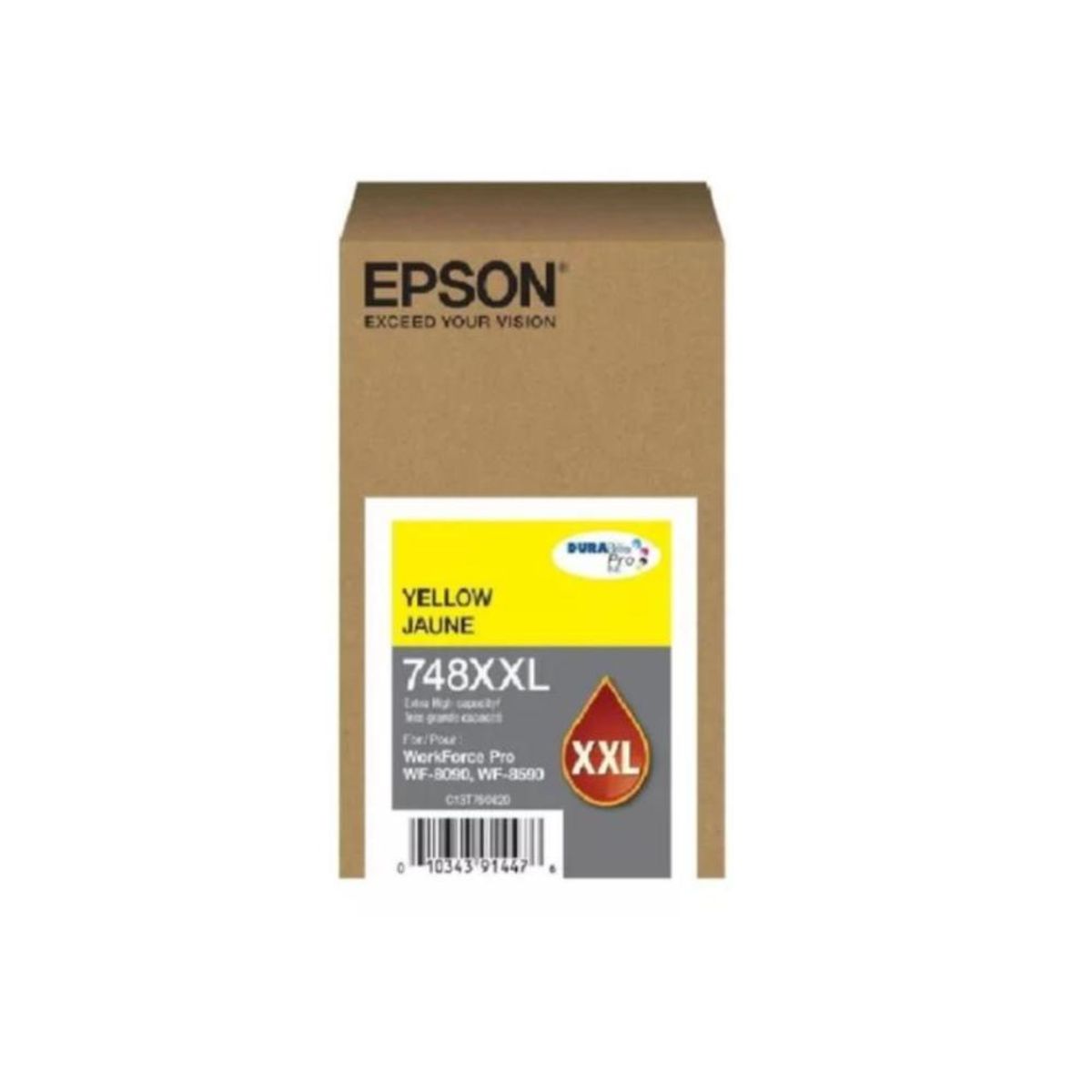 EPSON - Tinta Epson T748XXL Amarillo Original Para Impresoras EcoTank