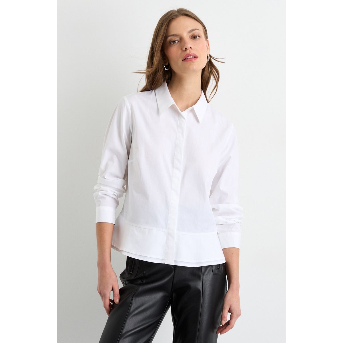 IO - Blusas Manga Larga Mujer Crudo Io