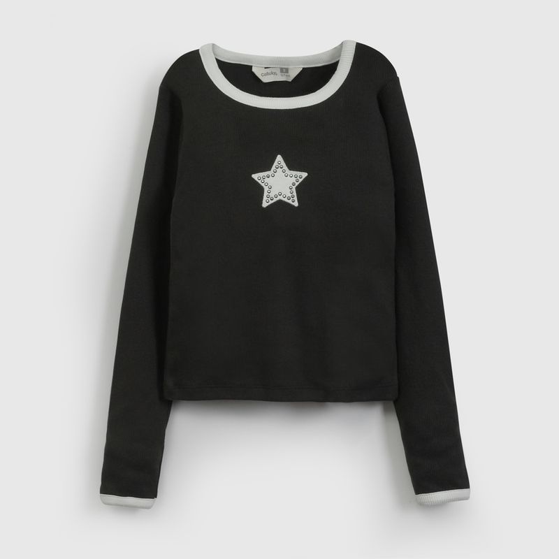 COLLOKY - Polera Niña Negro 57295 Colloky