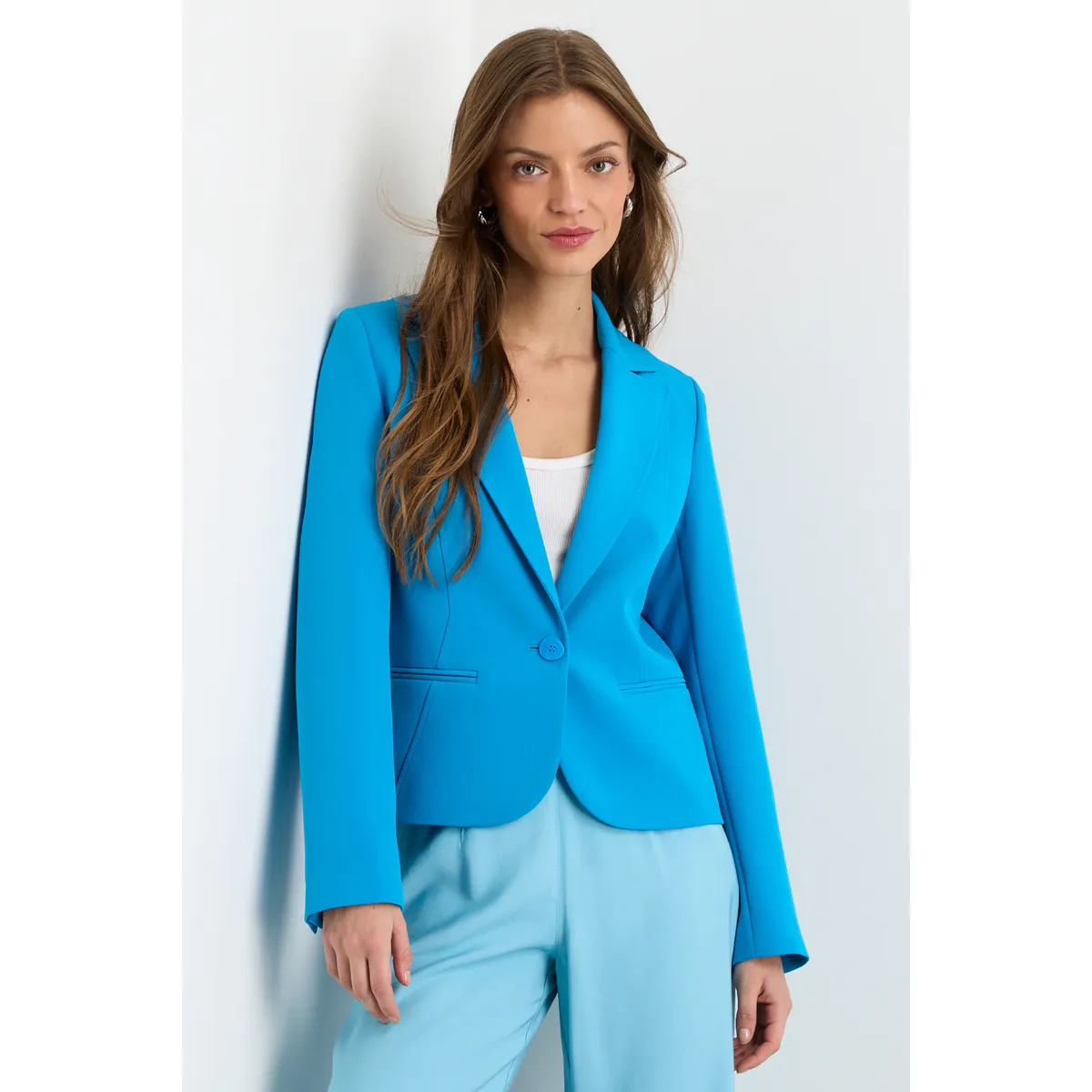 IO - Blazer Mujer Azul Io