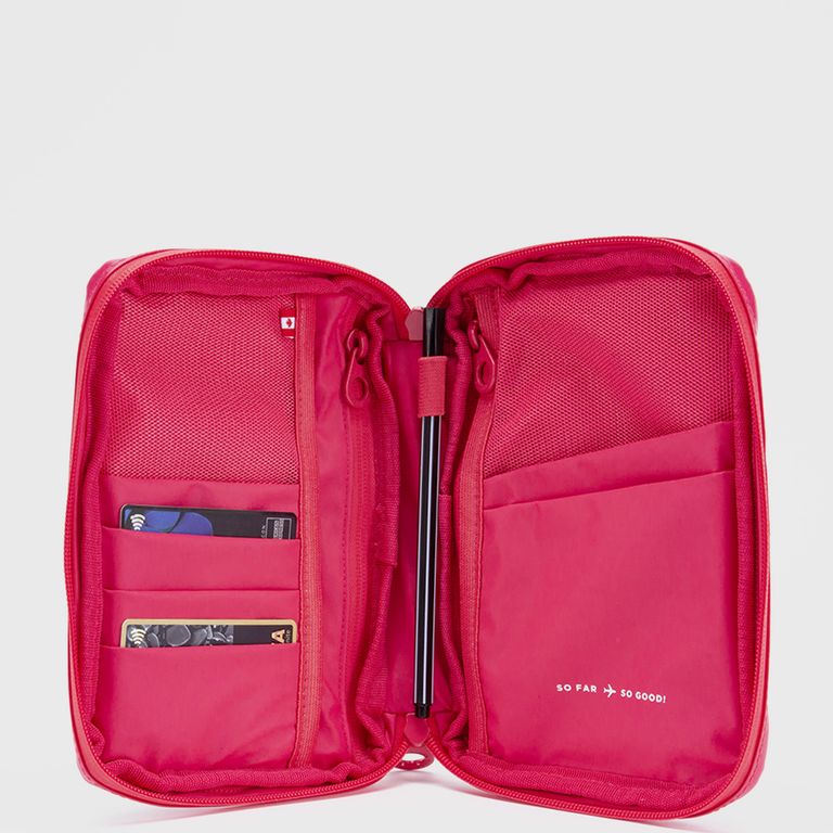 Porta Pasaportes Travel Ripstop Pink Essentials Fucsia TALLA UNICA