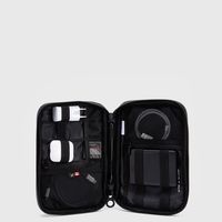 Organizador De Cables Travel Ripstop Black Essentials