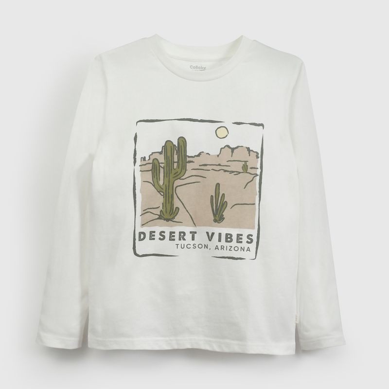 COLLOKY - Polera Niño Blanco  57315 Colloky 
