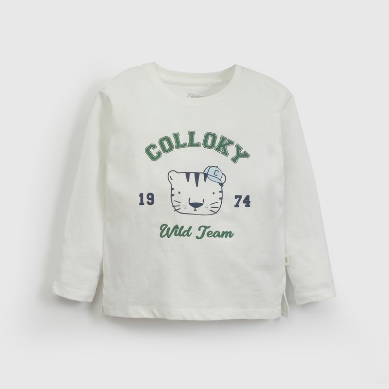 COLLOKY - Polera Bebé niño Blanco  57316 Colloky 