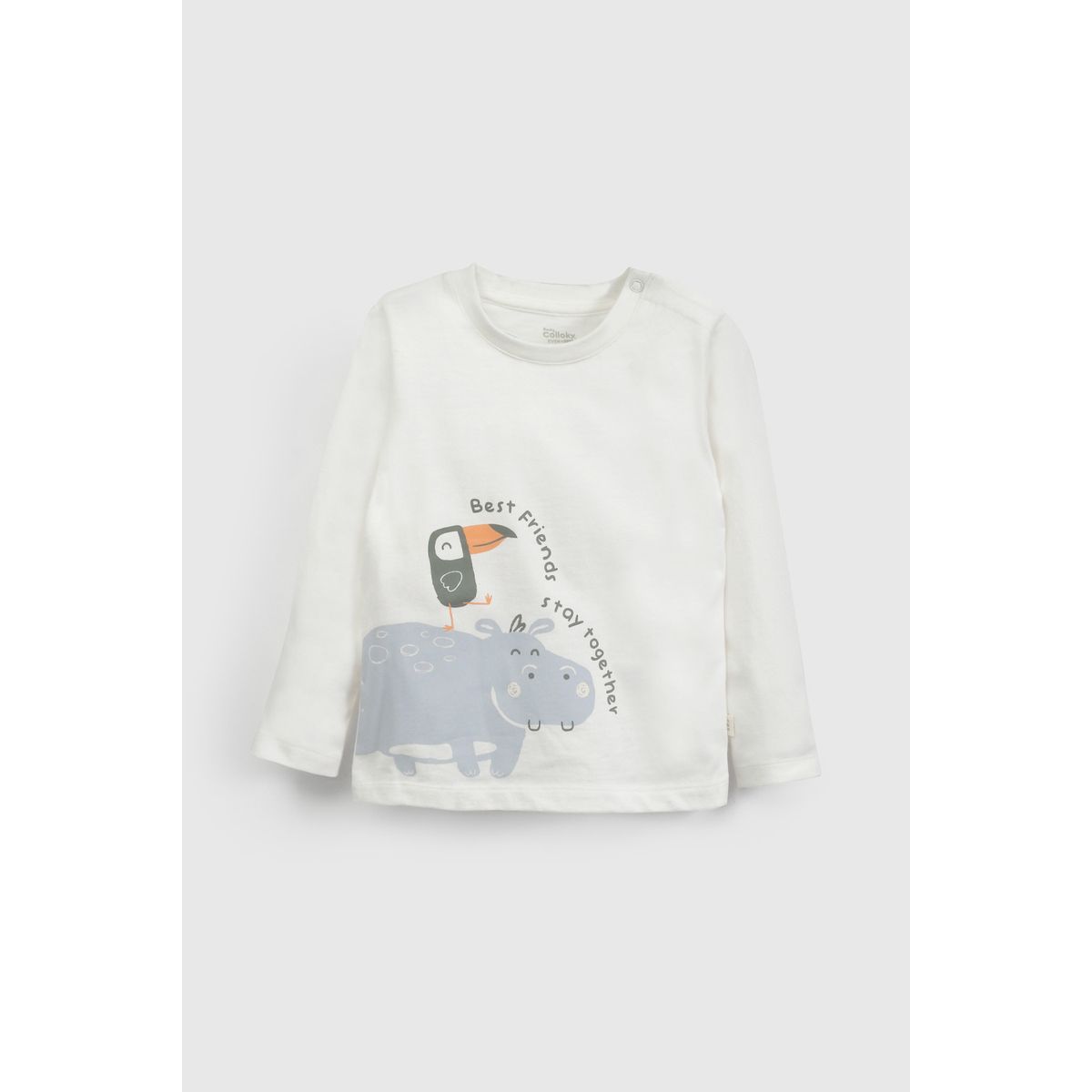 COLLOKY - Polera Bebé niño Blanco  57317 Colloky