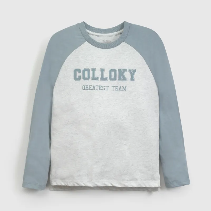 COLLOKY - Polera Niño Celeste 57319 Colloky