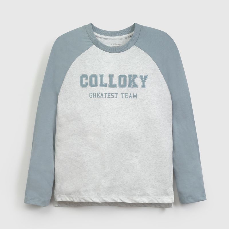 COLLOKY - Polera Niño Celeste 57319 Colloky