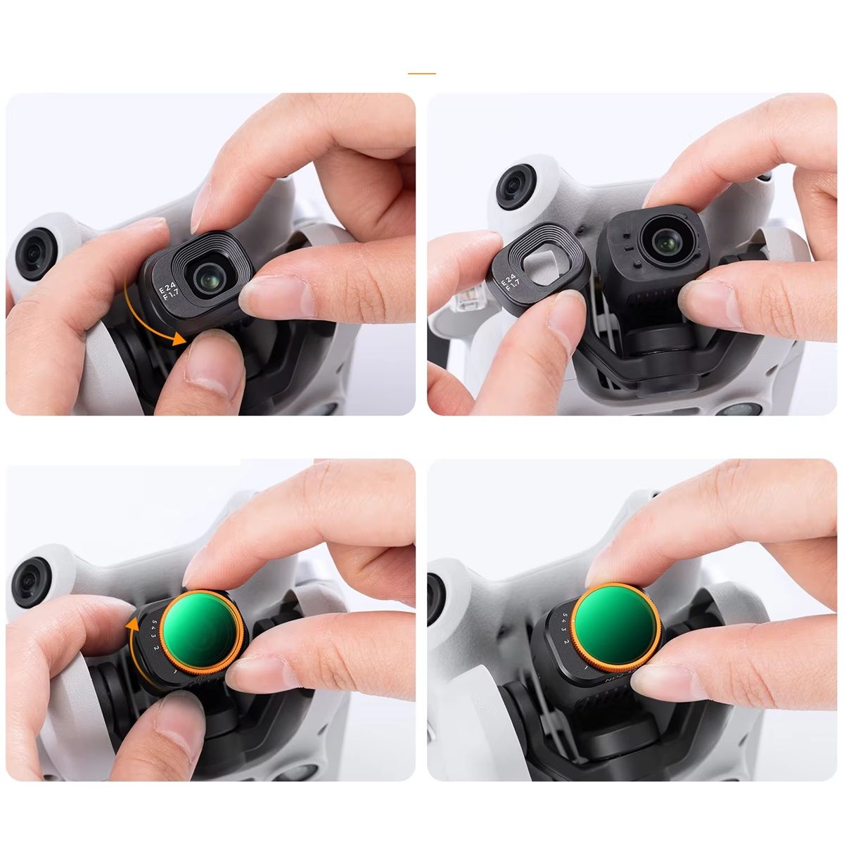 GENERICO - FILTRO ND2-32 VARIABLE KF CONCEPT PARA DRONE DJI MINI 4 PRO