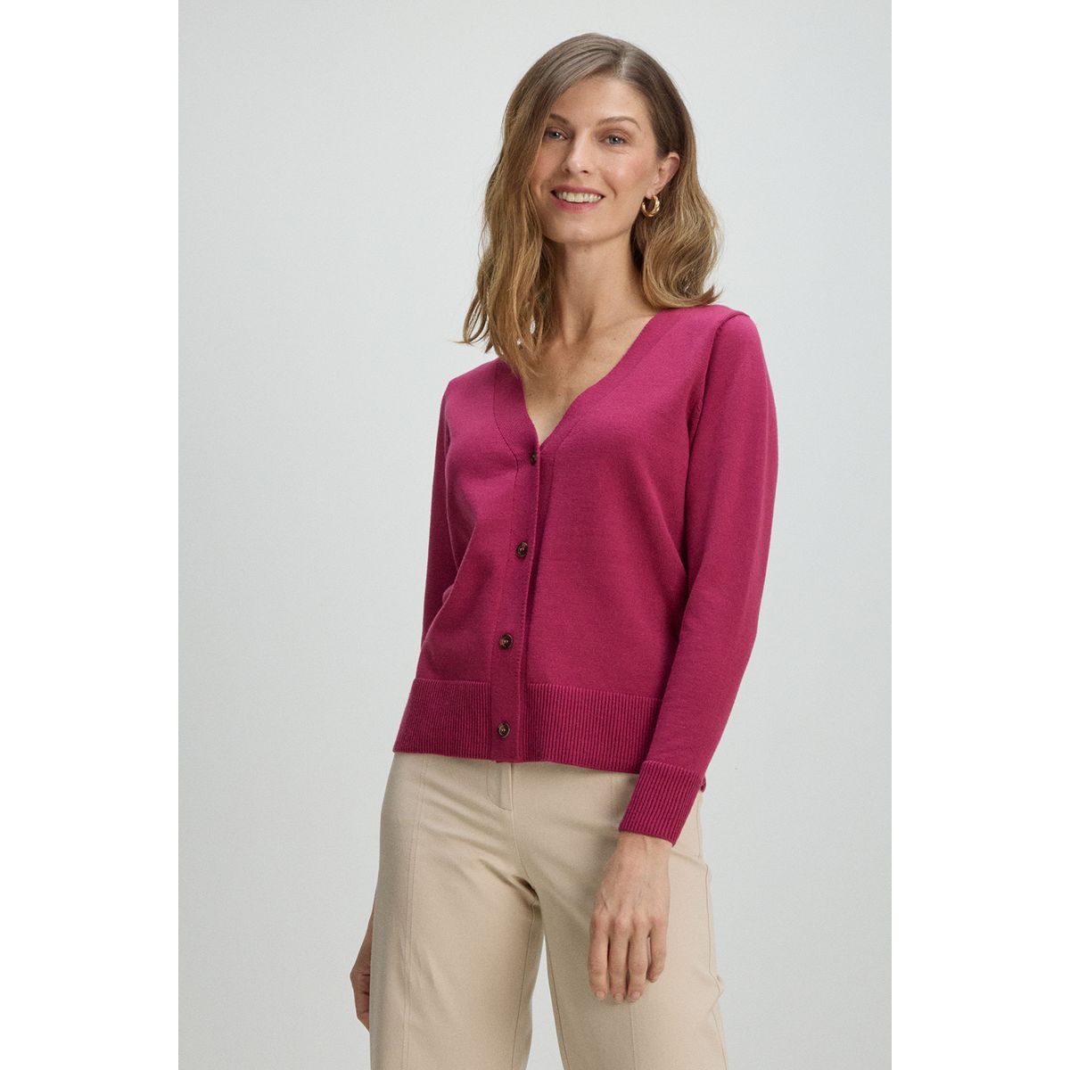 MA GRIFFE - Tejido Mujer Fucsia Magriffe