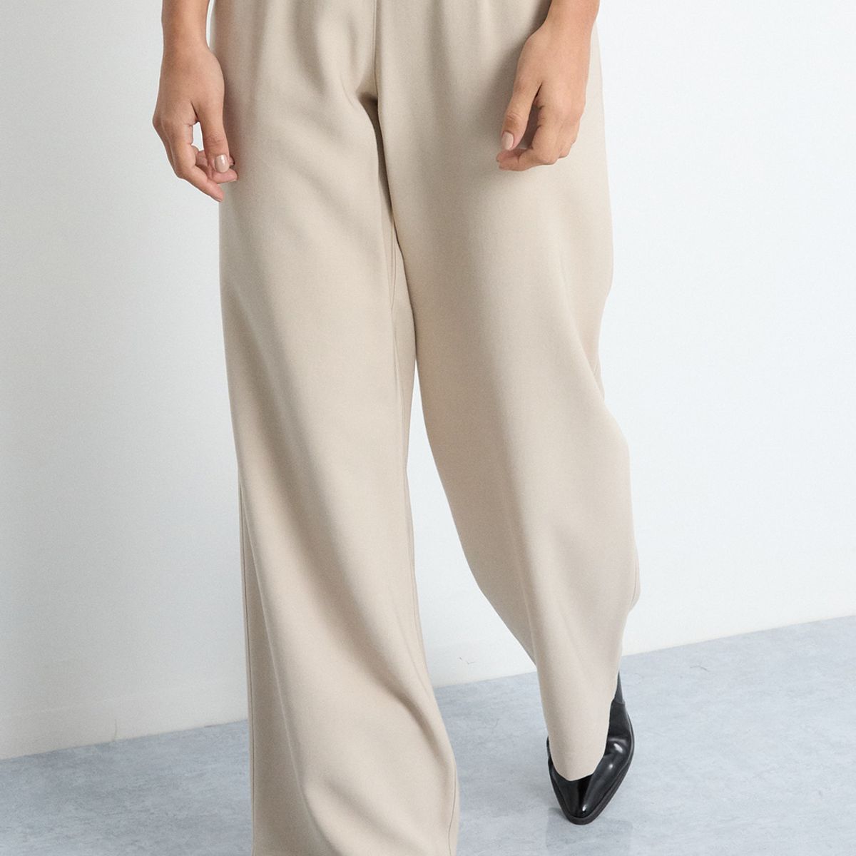 IO - Pantalon Mujer Beige Io