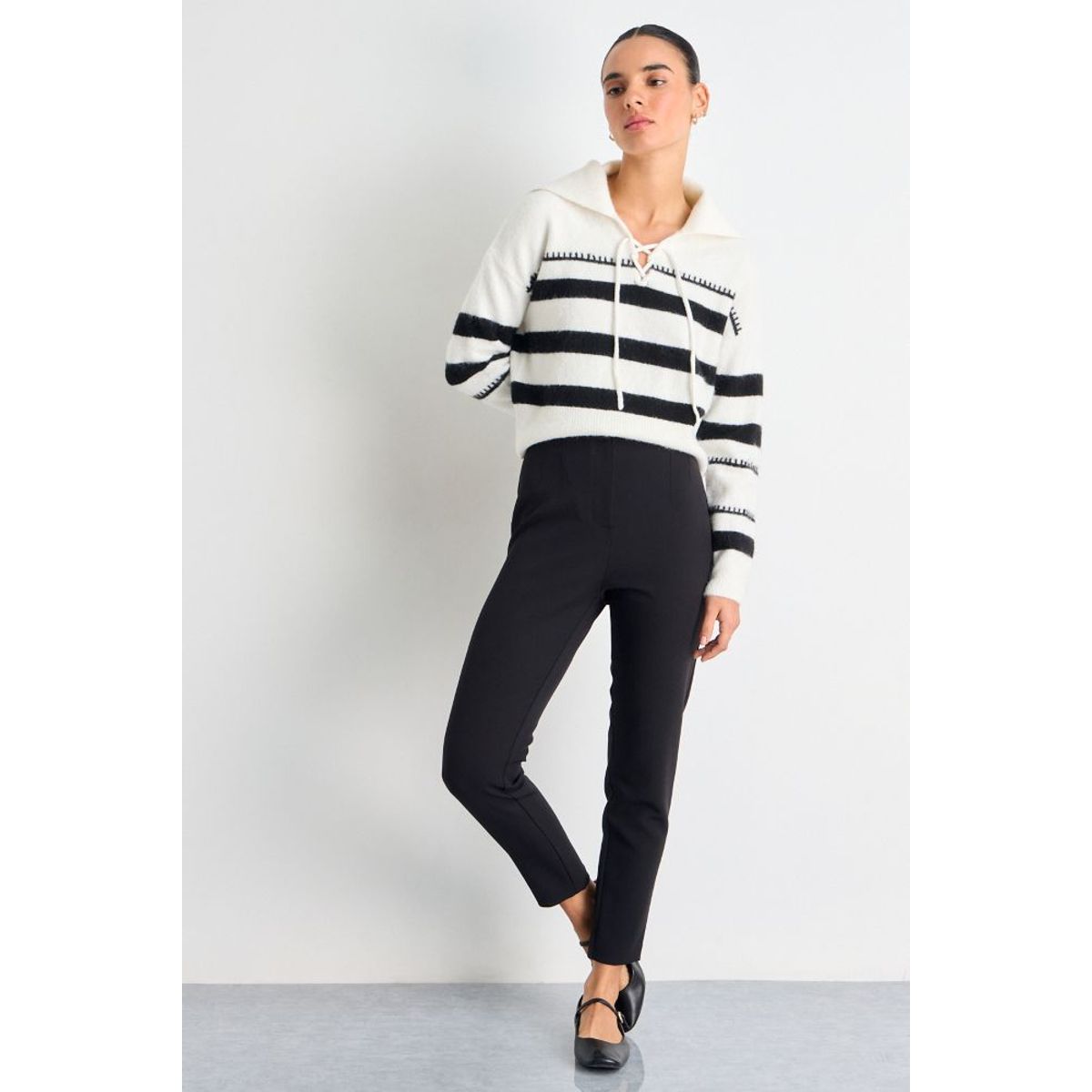 IO - Pantalon Mujer Negro Io