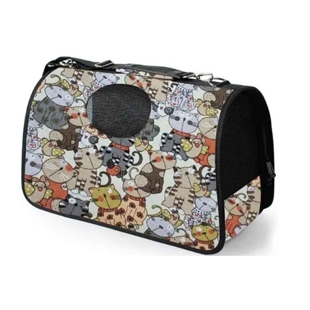 MARBEN PETS - Bolso Transporte Mascotas Pequeño 37x17x23cm Con Diseño Mult
