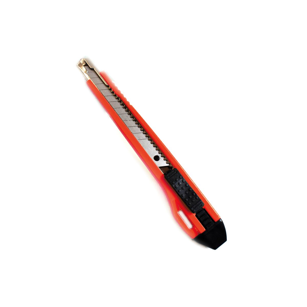 PACIFIC - Cuchillo Cartonero De 14cms Con Hoja De 9mm Color Rojo - Ps