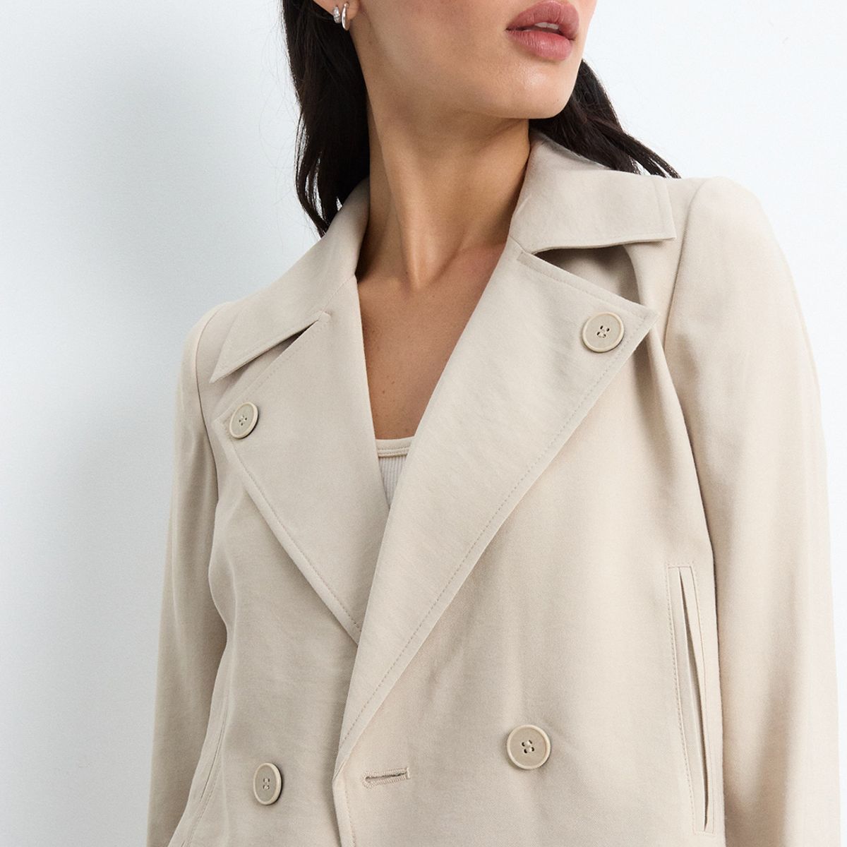 IO - Trench Mujer Beige Io