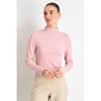 Polera Manga Larga Mujer Rosa