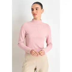 IO - Polera Manga Larga Mujer Rosa