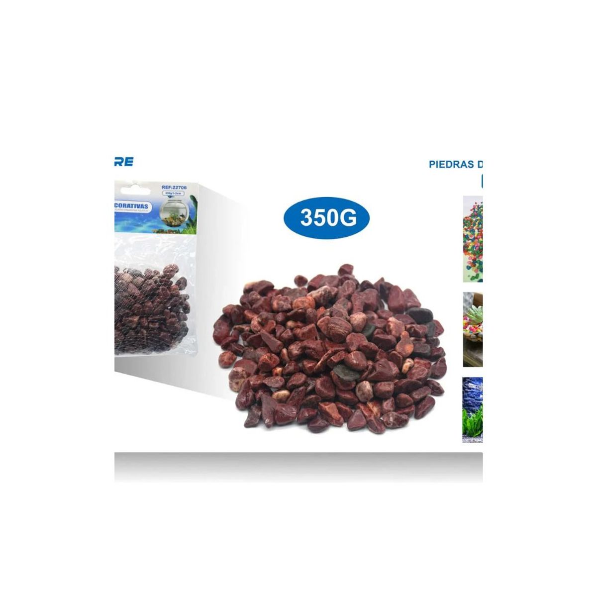 GENERICO - PIEDRAS DECORATIVAS 350G