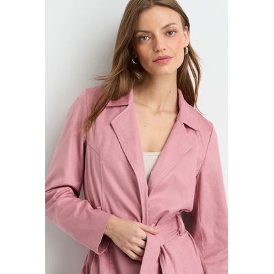 Imagen 2 del producto Tapado Abierto Mujer Rosa