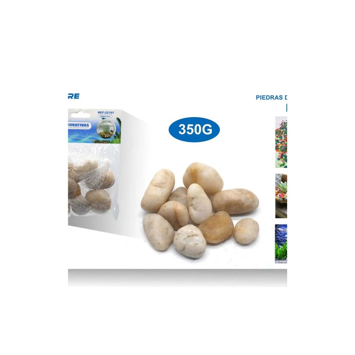 GENERICO - PIEDRAS DECORATIVAS 350G