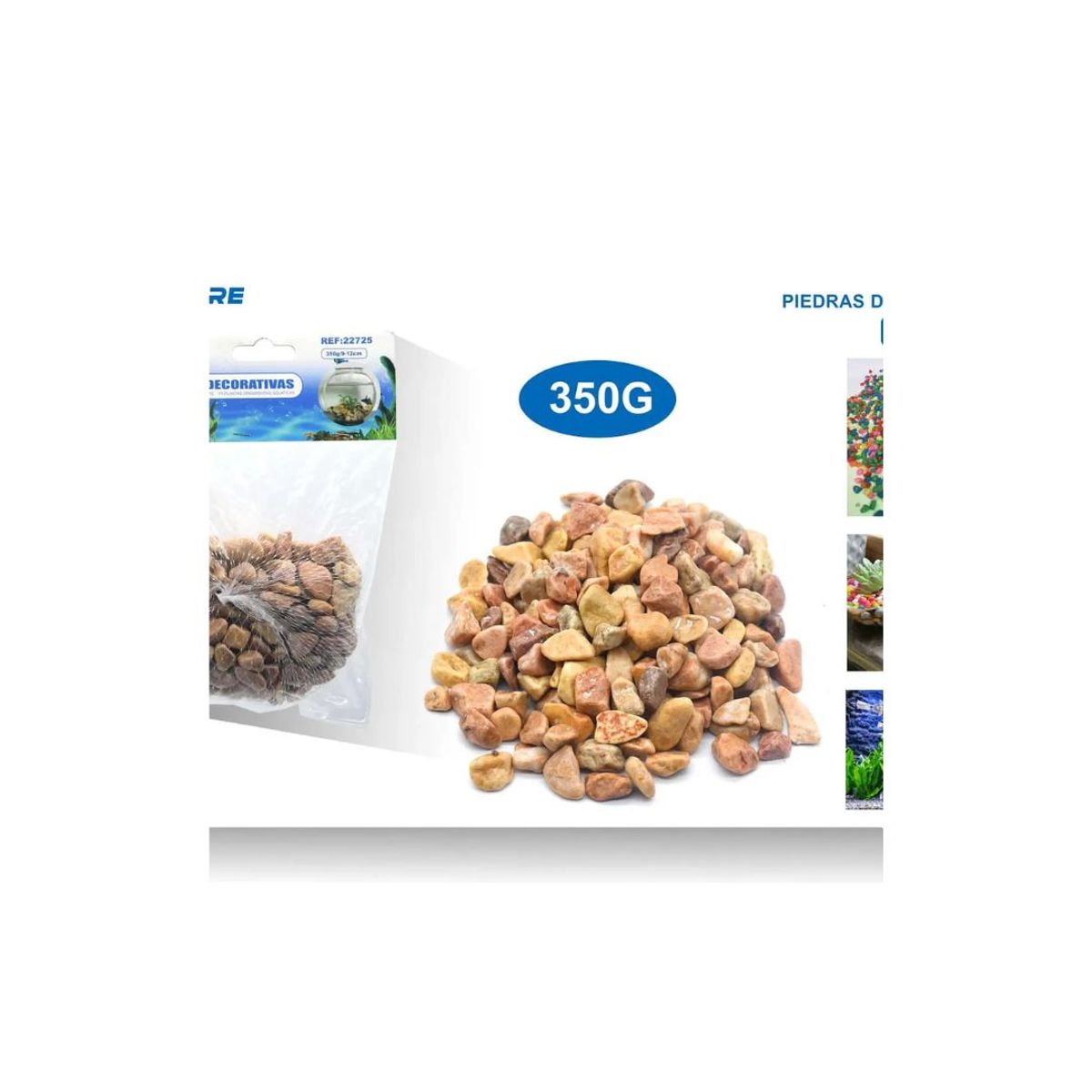 GENERICO - PIEDRAS DECORATIVAS 350G