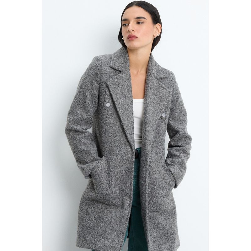 IO - Chaqueton Gris Mujer Io