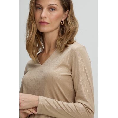 Imagen 2 del producto Polera Manga Larga Mujer Beige Magriffe