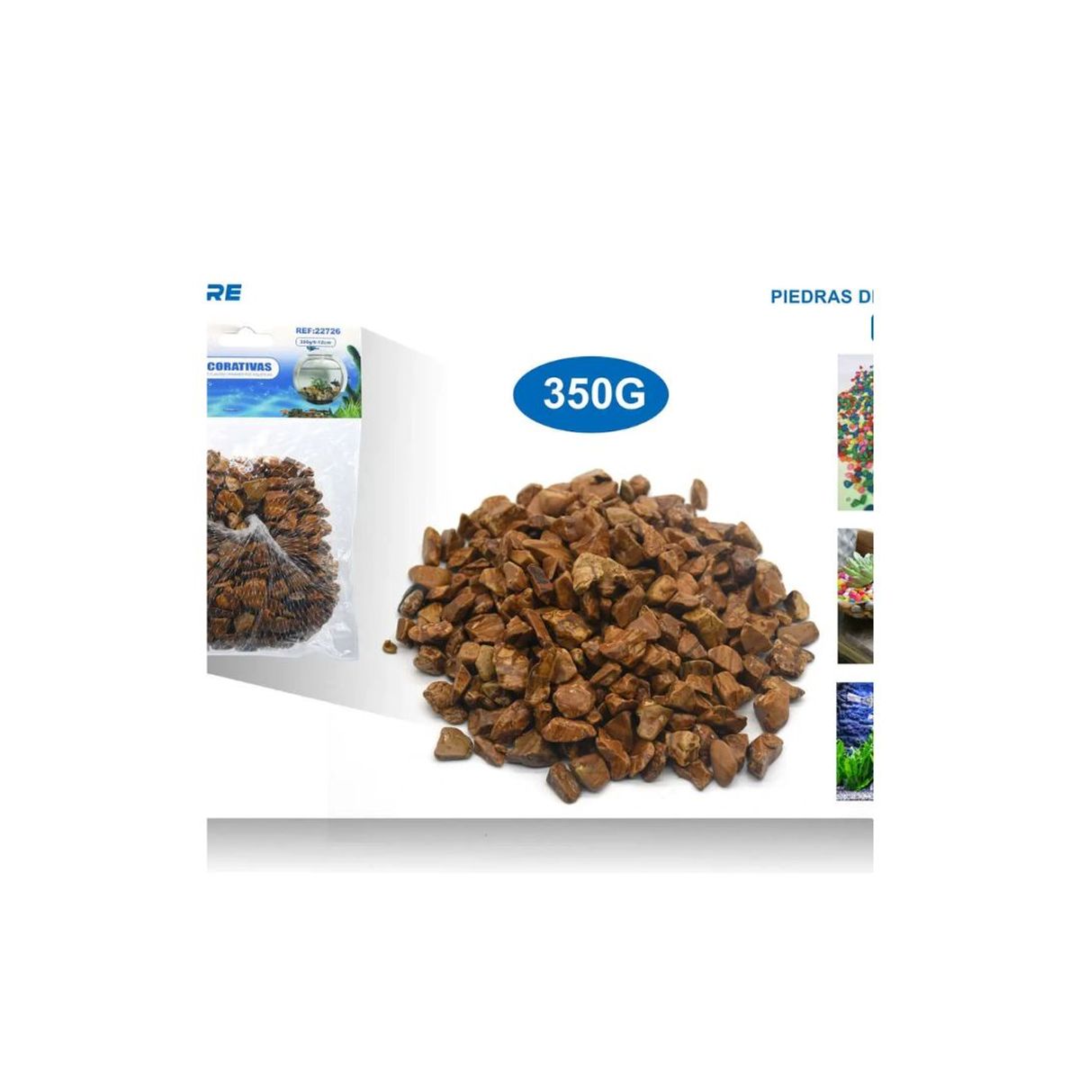 GENERICO - PIEDRAS DECORATIVAS 350G