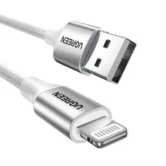 UGREEN - Cable LightningUSB-A 24A 2M MFi Blanco US199