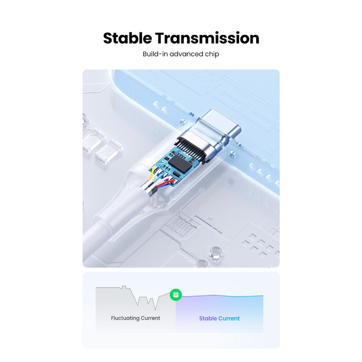 UGREEN - Cable USB-CUSB-C 240W 1M Reforzado Negro Ugreen US535