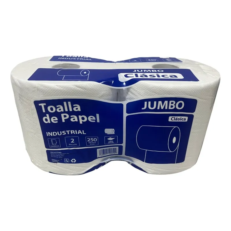 GENERICO - Toalla De Papel Nova Industrial 250 Mts X 2 Und Total 500mts