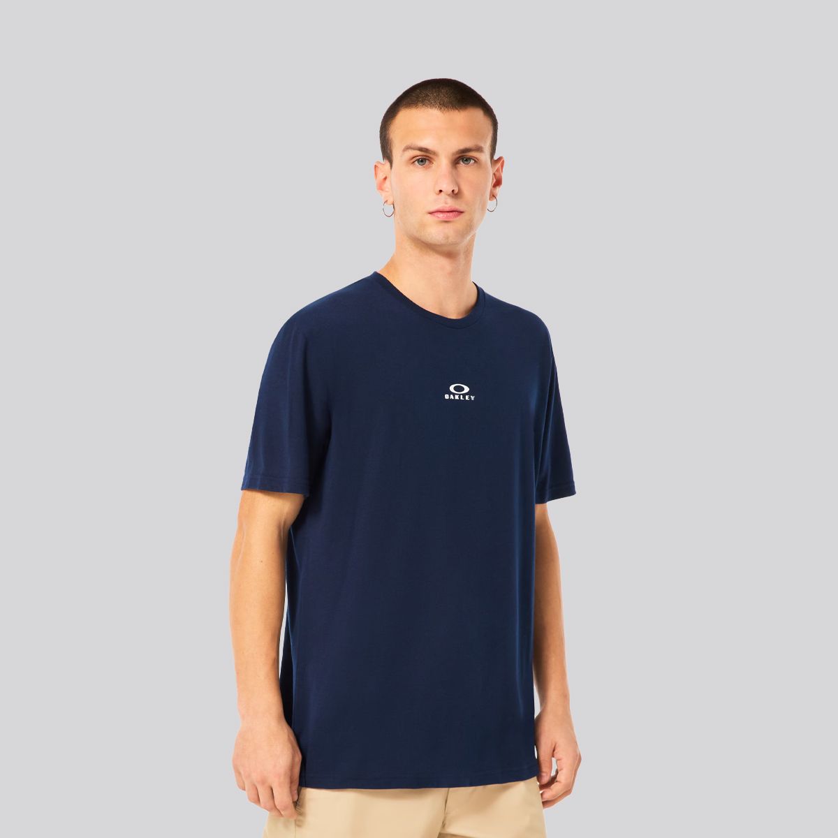OAKLEY - Polera Hombre Bark New Oakley Team Navy