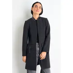 IO - Tapado Abierto Mujer Gris