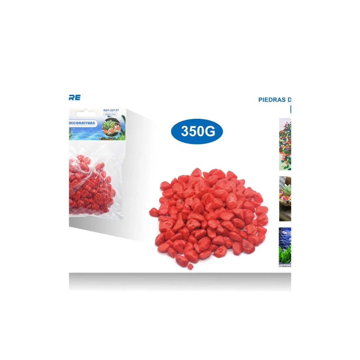 GENERICO - PIEDRAS DECORATIVAS 350G