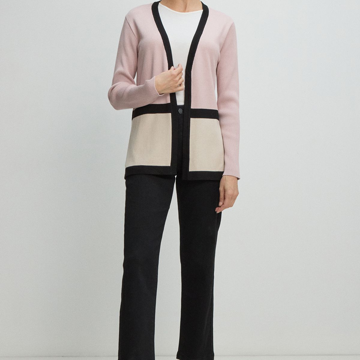 MA GRIFFE - Cardigan Mujer Rosa Magriffe