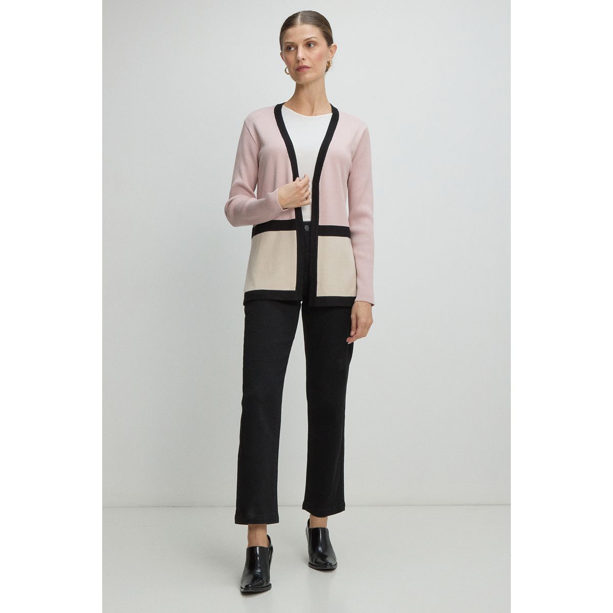 MA GRIFFE - Cardigan Mujer Rosa Magriffe