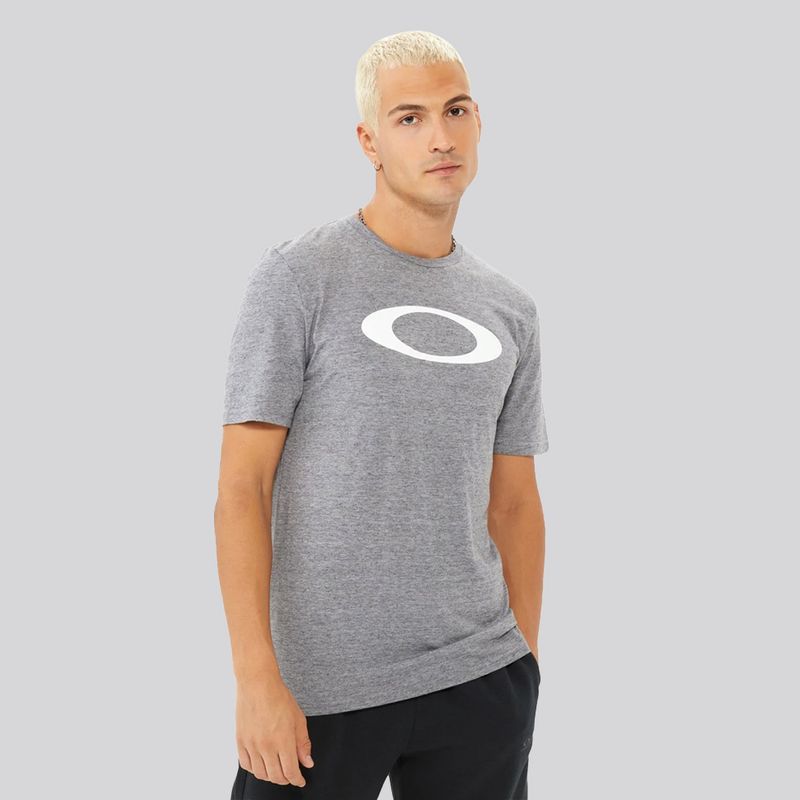 OAKLEY - Polera Hombre O-Bold Ellipse Oakley Gris