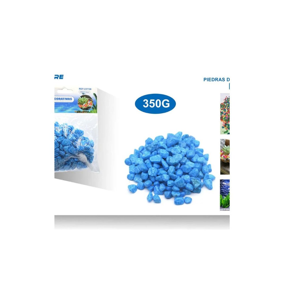 GENERICO - PIEDRAS DECORATIVAS 350G